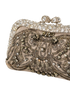 Embellished Mini Evening Bag, &pound;290, Handbags, Beige, Crystal/Satin, Other view